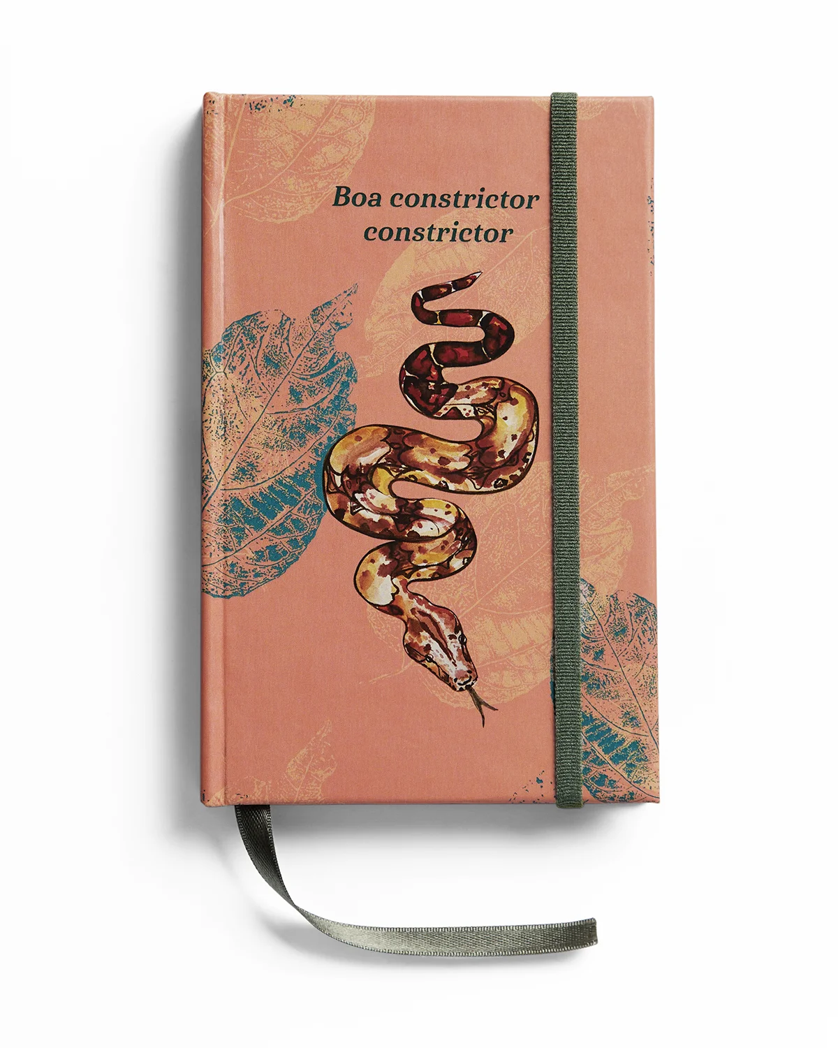 Libreta Boa — Ilustración original · encuadernación a mano con costura francesa